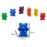 2호 카운팅베어30개 6칼라 체스 게임말 게임보드 수세기 : 가베공장