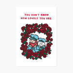 How lovely you are 엽서 postcard : 포스트카드오피스