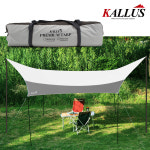 KALLUS 캠핑 프리미엄 타프 렉타 헥사 대형 그늘막 차박 풀세트 : 주식회사 세이브온