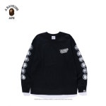 베이프 X 엠앤엠즈 모노톤 롱슬리브 티셔츠 BAPE® X M&M’S™ MONOTONE LONG SLEEVE TEE : 에비뉴도쿄