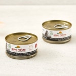 알모네이쳐 HFC 고양이 습식사료 주식캔 참치+오징어, 70g, 12개 : 어바웃펫 aboutPet