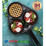 키친아트 휴브(IH)인덕션 3구에그팬 : LIFE-U