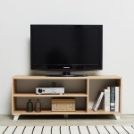 티비 선반 스탠드 받침대 장식장 수납 원룸 안방 좁은 집 공간 거치대 작은 폭 원목 낮은 오크 우드 조립식 DIY 오픈형 TV 다이 거실장 : 위드... 