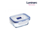 직사각1호 루미낙 밀폐용기 유리 반찬통 투명 냉장고 업소용 내열용기 유리보관함 : 밥풀하우스