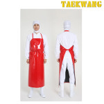 O양면코팅앞치마(대90X120cm)/목끈형 14색상 식당 주방 목장 도축장 물작업장 공장 태광 : 오라샵365