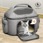 딩동펫 반려동물 애견 이동가방 메쉬토트백 : 딩동펫