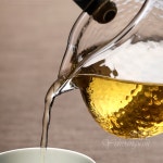 [다도 다구 다기] 예향원 아쿠아 내열유리 원목핸들 공도배 숙우 2종 P-827 : 예향원