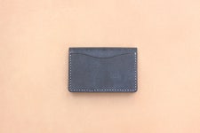 아바드 가죽공방 푸에블로 수제 카드홀더 커플 교통카드 여자 플립 카드 명함 지갑 케이스 : 아바드 가죽공방