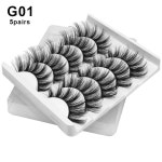 [겟네일드] 속눈썹 5쌍 아이래쉬 메이크업 미국스타일 연장 힙합 믹스 캣아이 g01 : 겟네일드