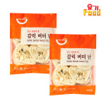 [요기푸드] 갈릭 버터 난 1kg (50g x 20개입) x 2개 : 요기푸드