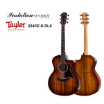 테일러 TAYLOR 224CE-K DLX 어쿠스틱통기타 GA바디 베네티안 컷어웨이 : 악기정류장 종합악기 쇼핑몰