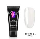 [고네일]핑크컬러 폴리젤 15ml /컬러 3종 / 듀얼팁/ 튜브젤 셀프 네일연장 아크릴젤 튜브타입 : 고네일