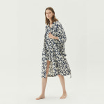 3/4 SLEEVED ROBE_Leaf ivory(women) : 아템포 ATEMPO