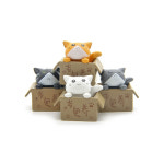 박스고양이 피규어 4종세트 : 청년토이