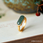 천연 옥 목걸이 펜던트 원석 건강 효도 선물 홈쇼핑 여성 불상 행운 소은장 순은 고법금 파베 세팅 에메랄드 오픈링 자녀 복고풍 궁중반지가 호사... 