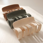 제이로렌 H0582 유광 스퀘어 한머리 올림 헤어집게핀 (3Color) : 제이로렌