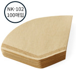 칼리타 NK-102 커피필터 필터지 핸드드립여과지 커피페이퍼 드리퍼 옐로우 100매입 : 지소현 로스터스 커피