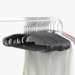 어깨뿔방지 논슬립 슬림 옷걸이 미끄럼방지 니트 튼튼한 세탁소 20개 : 올리빙