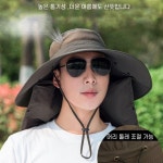 얼굴 햇빛가리는모자 그늘모자 일할때쓰는모자 : 남자 바지 작업복 티 모자