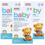 GNC 베이비 DHA 드롭 위드 비타민 A D E 60ml 3개 (총3개) : 나로통상