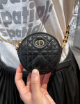 디올 탈착식 카로 체인 스트랩 미니 파우치 / DIOR DETACHABLE DIOR CARO CHAIN STRAP ROUND COIN PURSE [S0588WNSQ] : 프랑크뮤즈