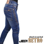 BBJ 블랙비자칼 JEDI RETRO JEAN 제다이 레트로 진 오토바이 바이크 바지 남성 여성 라이딩 바이크진 팬츠 : 바이크마트