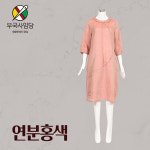 부국사임당 여성생활한복 마 꽃자수원피스 : 부국사임당