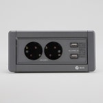 국산 BIS 빌트인 콘센트 BID-202M 2구 USB 매립 책상 매입 회전 콘센트 : 매력전기조명