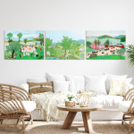1 GM-봄철 P/A 포스터 종이 A4(29.7 x 21cm) 그랜마 모지스 명화 : 더 아트컴퍼니