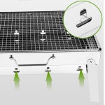 스텐 석쇠 구이 바베큐 숯불 핸드캐리 화로대 : okey shop