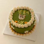 (픽업only!)개이크 원형 케이크 / 강아지 고양이 케이크 / 반려동물 생일 / 픽업만 가능! : 개이크GAKE