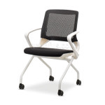 EZ 500 루시 메쉬 접이식의자 화이트프레임 견고한 사무실의자 : 굿퍼스가구