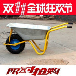 농사용 손수레 주말농장 이륜차 카트 리어카 외바퀴 손수레 공사장 가든 픽업트럭 오물 운반 농기구 외바퀴 가방 : 오해피상점