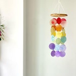 [원형]컬러자개 썬캐쳐 자개 모빌 만들기 재료 DIY 3.5cm, 5cm : 정글스튜디오