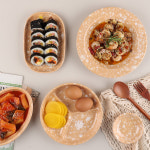 레트로 그릇 - 추억의 떡볶이 옛날 김밥 업소용 분식 멜라민 포장마차 (분식컵) : 그릇팜