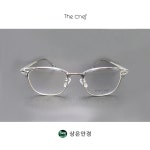 더 셰프 마샬라 The Chef Masala c soy 클리어/ 화이트 골드 53 사이즈 라운드 스퀘어 하금테 안경 : 상은안경