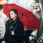 레그넷 거꾸로우산 TEXTER (텍스터) 오토U(레드,블랙) 튼튼한 장우산 장마우산 자동 : 해밀컴퍼니