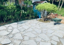 현무암 부정형 디딤석(50T) 13헤베 52장/정원 마당 화단 꾸미기 판석 조경석 정원석 : 조경자재 코리아