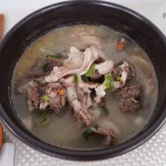 백암왕순대 토종 전통 순대국 순대 국밥 5팩 간단한 국 밀키트 옛날 순댓국 : 백암왕순대