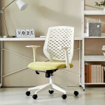 MODERN HOUSE [가구] 제니 오피스 체어 화이트 그린 좌판 CF0321002 : 2001아울렛 중계점