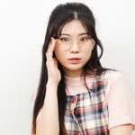 [ZAOR] 안경 효과 둥근 여자 실버 안경테 패션 남자안경태 얼굴에맞는 : 자오르
