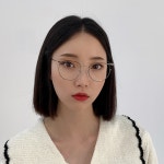 유니크 다각형 블루라이트차단안경 빛번짐 안경 시력보호 얼굴형에맞는 남자 여자 커플 안경태 : 보담 마켓