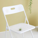 마켓비 FLOWERPUNCH 접이식의자 야외 카페 테라스 베란다 분식점 정원 1인용의자 : 소망상회03