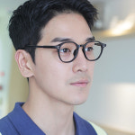 얼굴편한 오버사이즈 다각형 뿔테 투명안경테 블루라이트 차단 안경 : 스타일호른