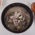 백암왕순대 토종 전통 순대국 순대 국밥 5팩 간단한 국 밀키트 옛날 순댓국 : 백암왕순대