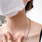 비즈 원석 3+1 써지컬스틸 리얼 스왈 원석 마스크스트랩 세트 : 삐까 뻔쩍pkpj