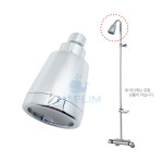 입식 수압상승 레이저 대샤워 노출 헤드 교체 업소용 목욕탕 사우나 체육관 수영장 헬스장 샤워헤드 : 해림바스