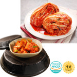 안동학가산 생김치 고랭지 배추 포기 혼합김치세트 (포기 5kg x2개+석박지 5kg) : 후레쉬앤푸드