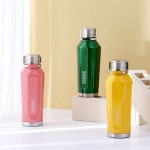 MYBEVI 콰트로 캔틴 보온보냉병 390ml 캐리핸들 텀블러 나들이 스텐물병 : 한누리 마켓