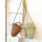 라탄 짜임 드래곤 원통 토트 숄더 크로스백 3colors : 웨이브즈 WAVES
